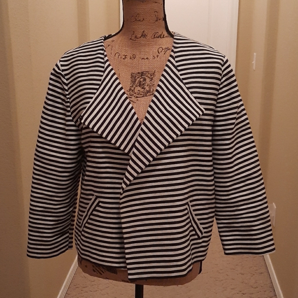 Ladies Stripped Jacket (Lined)